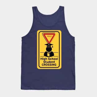 High School Student crossing Tank Top